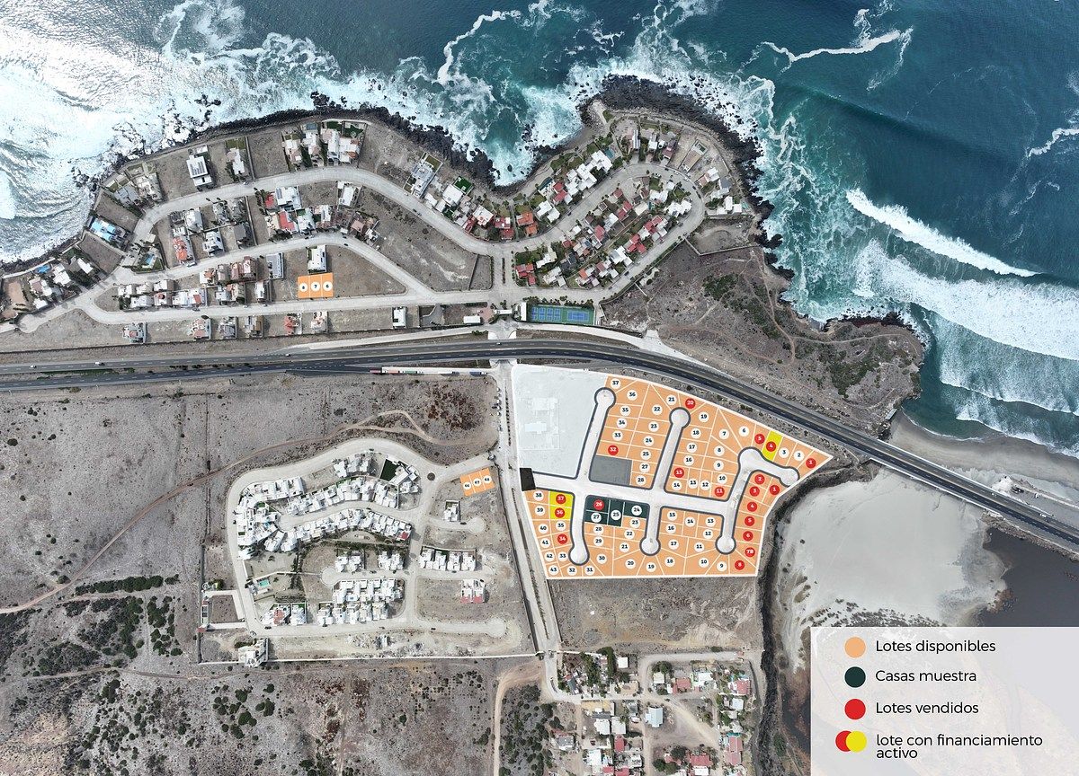 Terrenos costeros en Punta Piedra, desarrollo master-planned sobre el Pacífico, Ensenada